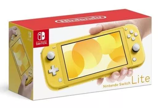 Junk] Nintendo Switch Lite main body yellow (Condition : Left 