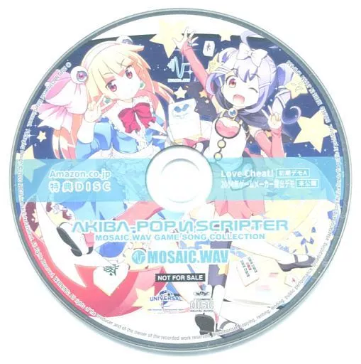 CD/MOSAIC.WAV/AKIBA-POP И SCRIPTER MOSAIC.WAV GAME SONG COLLECTION (初回限定盤) AKIBA-POP И SCRIPTER~ GAME SONG COLLECTION~ (Normal Edition 3CD)  Japan