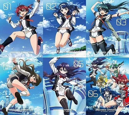 VIVIDRED OPERATION complete production limited edition complete 6 volume  set (condition : original art collection, special pinup missing) | Video  software | Suruga-ya.com