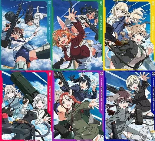 ストライクウィッチーズ ROAD to BERLIN 全6巻 レンタル用DVD