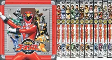 特撮DVD 炎神戦隊ゴーオンジャー 通常版全12巻セット(全巻収納BOX付き