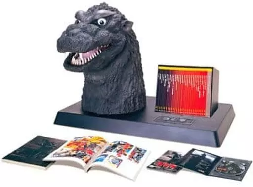 特撮DVD　不備有)GODZILLA FINAL BOX(状態：ゴジラヘッド用台座・ブックレット品) GODZILLA FINAL BOX DVD booklet Godzilla head Carton box for