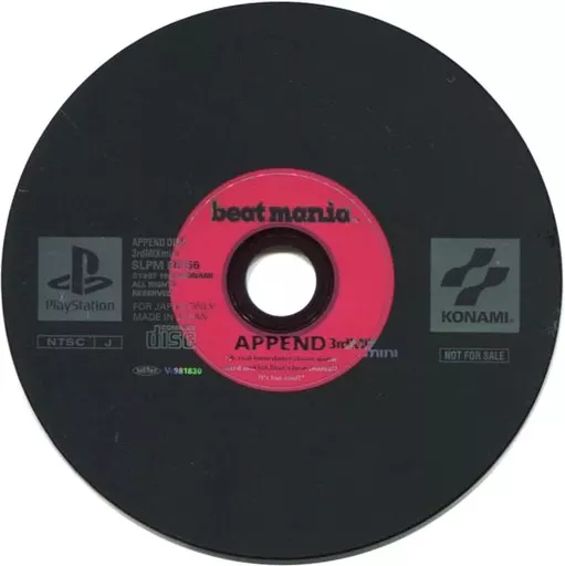 PS Software Beatmania APPEND 3rdMix mini (state : game disc only