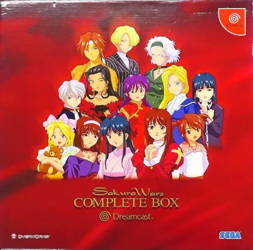 ドリームキャストソフト　サクラ大戦 COMPLETE BOX (状態：サクラ大戦2ディスク1貫通傷、外箱・デジパックケース状態難) DC Software SAKURA WARS COMPLETE BOX (Condition : Disk 2