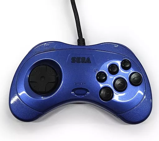 Reproduced Sega Saturn Control Pad [Metallic Blue] | PC | Suruga 