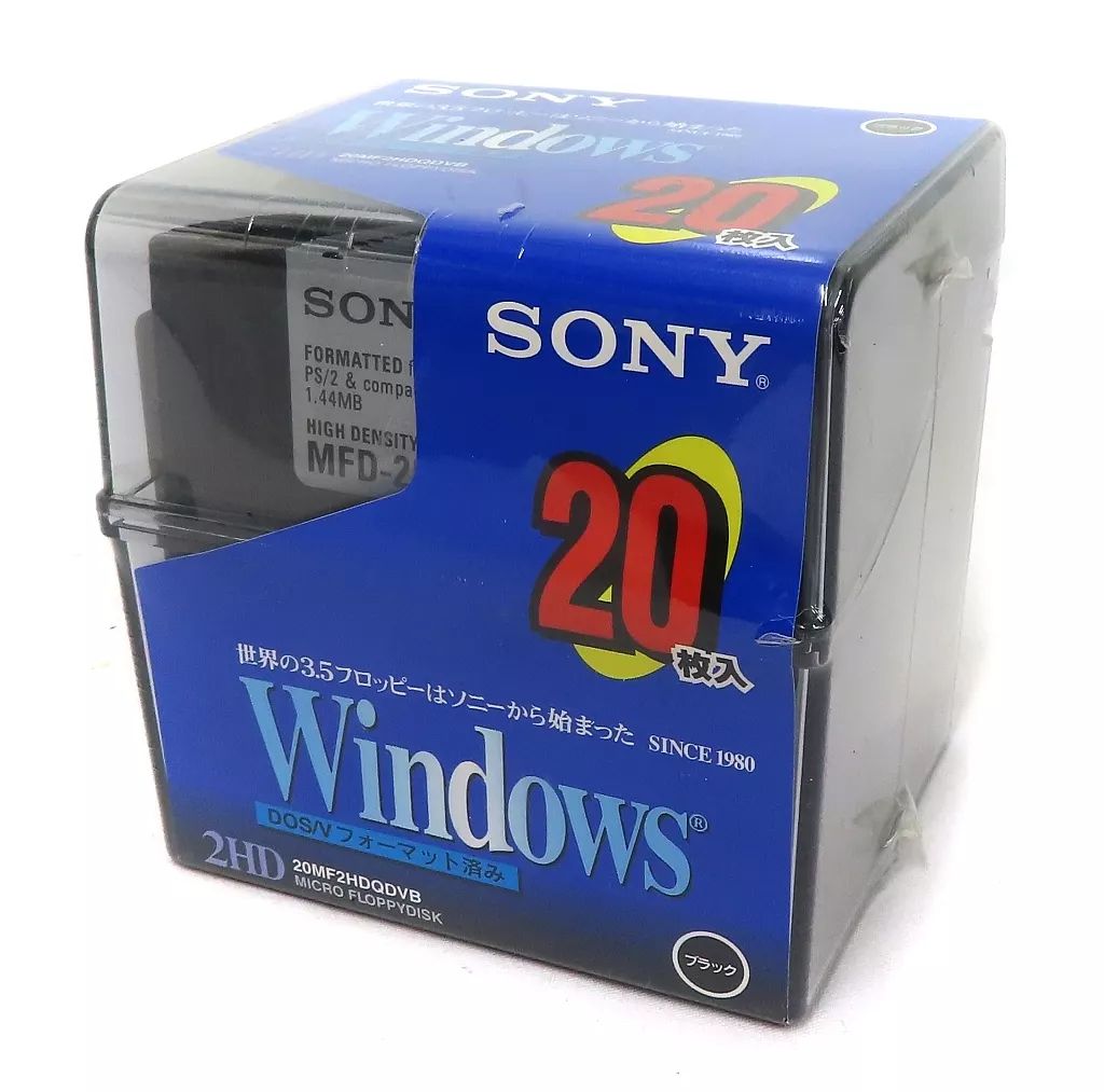 PCハード ソニー 3.5型 フロッピーディスク 2HD DOS/V
