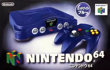 Nintendo 64 Hard Nintendo 64 Main Unit Midnight Blue (Toys R Us 