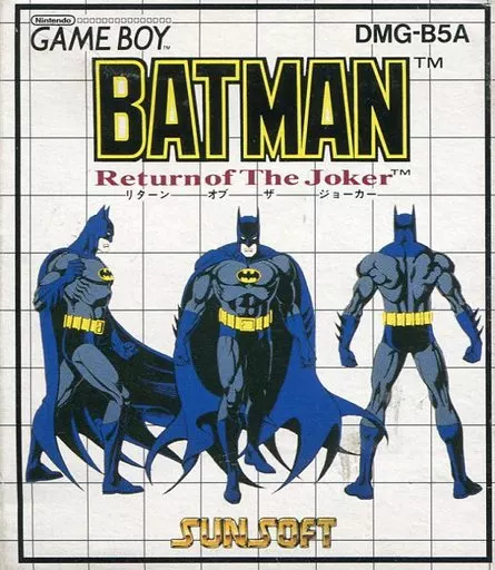 GBソフト　バットマン リターン オブ ザ ジョーカー(状態：箱(内箱含む)・説明書状態難) GB software Batman Return of the Joker (Condition : Box