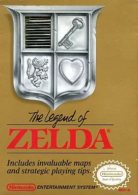 NESソフト （箱説あり）北米版 The Legend of ZELDA(国内版本体