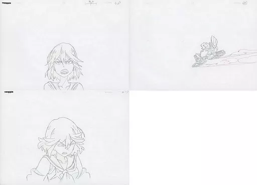 キルラキル 生動画パッケージ RAW IN-BETWEEN③ キルラキル RAW IN-BETWEEN FRAME 生動画パッケージ