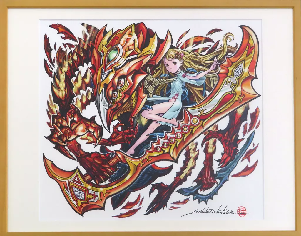 モンスターストライク展 複製原画 桂正和 聖杯システム アヴァロンSP
