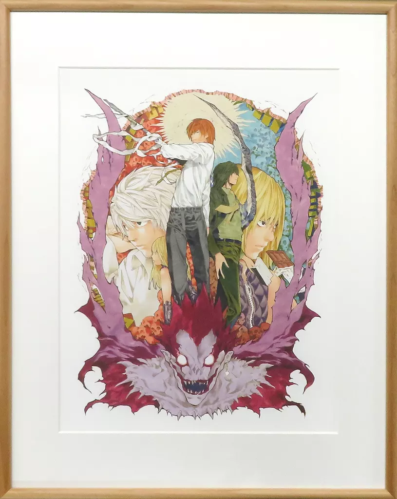 【レア】DEATH NOTE　額装高級複製原画 デスノート 複製原画（グッズ紹介 | DEATH NOTE EXHIBITION