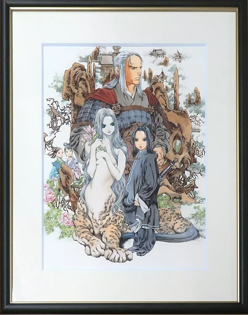 原画イラストボード付属品付)十二国記山田章博複製原画『風の海迷宮の