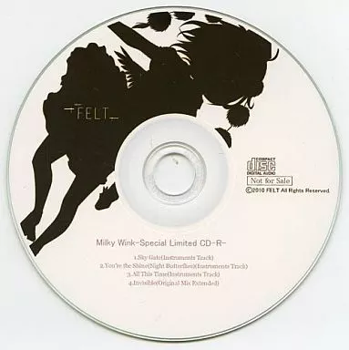 Dojin music CD-software Milky Wink -Special Limited CD-R- / FELT 