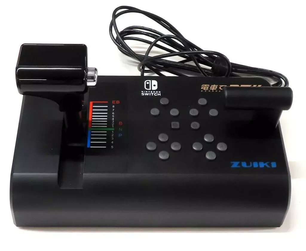 電車でGO!!＆ZUIKIコントローラーのセット　NintendoSwitch 任天堂ライセンス商品】電車でGO!!専用ワンハンドルコントローラー
