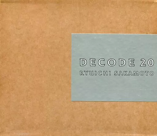 Japanese music CDs Ryuichi Sakamoto / DECODE 20 | Music software 
