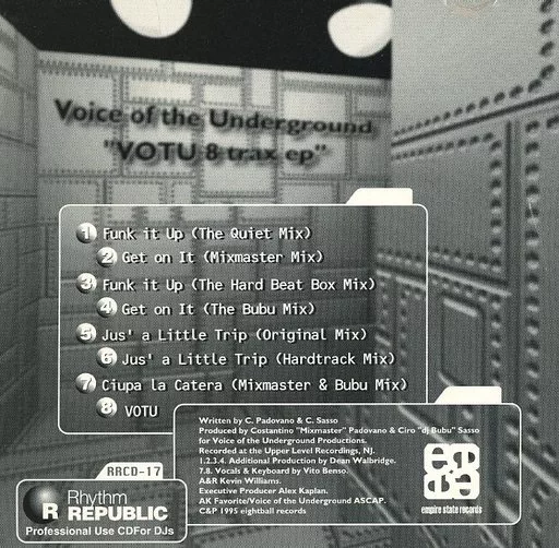 Voice Of The Underground・Votu 8 Trax Ep