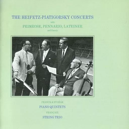 ハイフェッツ/MUSIC&ARTS 1945-1954 Classic CD Jascha Heifetz (v / Franck & Dvorak : Pia
