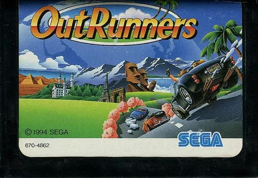 メガドライブ　ソフト　アウトランナーズ アウトランナーズ : OutRunners. メガドライブ実機 [SoundMod