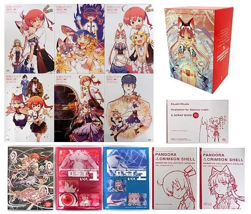 动画Blu-ray Disc 红壳的潘多拉Blu-ray初回限定版附收纳BOX全6卷