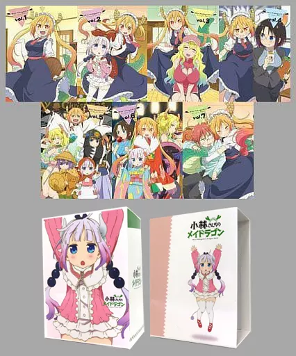 アニメBlu-ray　Disc　小林さんちのメイドラゴン 初回版 全7巻セット(HMV全巻収納BOX付き) アニメBlu-ray Disc 小林さんちのメイドラゴン 初回版 全7巻