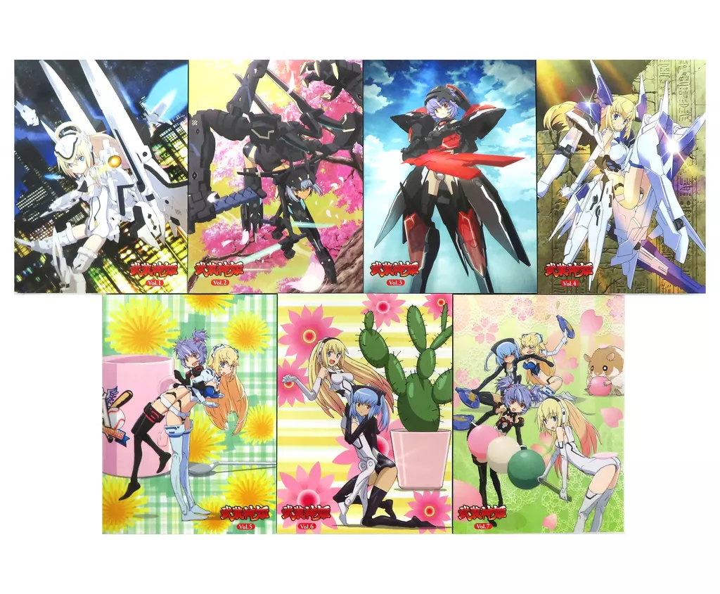 アニメBlu-ray Disc 不備有)武装神姫 初回限定版 全7巻セット