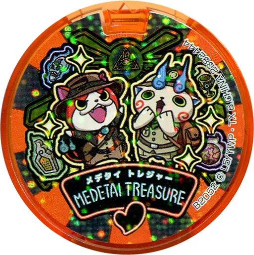Youkai Medal [No Code Guarantee] Mr. T Jibanyan & T Koma Medetai 