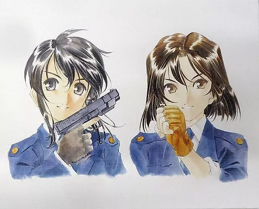 雑貨 夏実＆美幸(逮捕しちゃうぞ) キャンバスパネル 「藤島康介