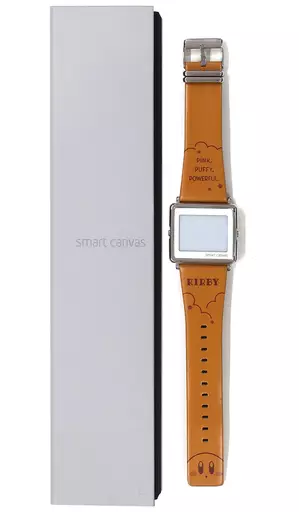 星のカービィ × Smart Canvas デジタル腕時計 プププアイテム柄