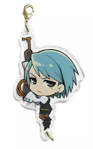 逆転裁判 アニメガカフェ つかまりんこ アクリルキーホルダー 狩魔冥