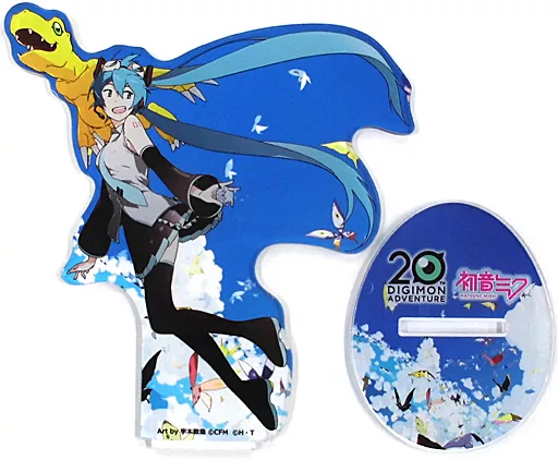 初音ミク×デジモンアドベンチャーアクリルスタンド 宇木
