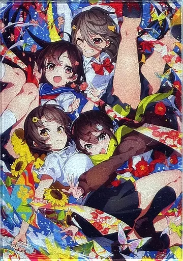 雑貨　84.四季少女(Mika Pikazo) アクリルアートプレート 「絵師100人展 10」 Miscellaneous goods 84. Four Seasons Girls (Mika Pikazo