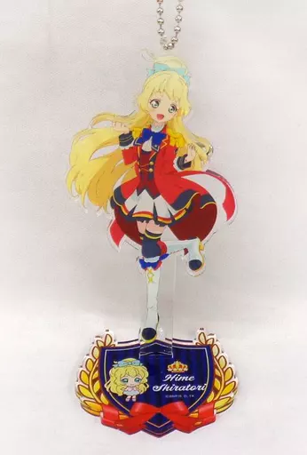 白鳥ひめ(制服ver.) アクリルバッジスタンドキーホルダー 雑貨 白鳥ひめ(制服ver.) アクリルバッジスタンドキーホルダー