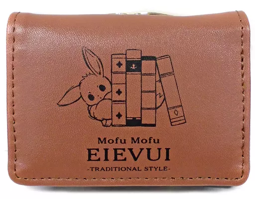 雑貨 イーブイ(BOOK柄/オールドブリティッシュ) ミニ財布 Mofu Mofu