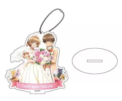 カードキャプターさくら　アクリルスタンド　夜桜　　小狼　さくら カードキャプターさくら アクリルスタンド 夜桜 小狼 さくら カード