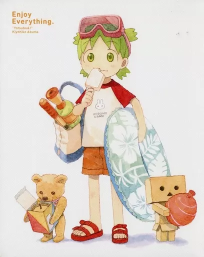 よつばと！ 夏 キャンバスアート キャンバスボード 原画展 Miscellaneous goods Yotsuba to Natsu Canvas Art 「 Yotsuba&
