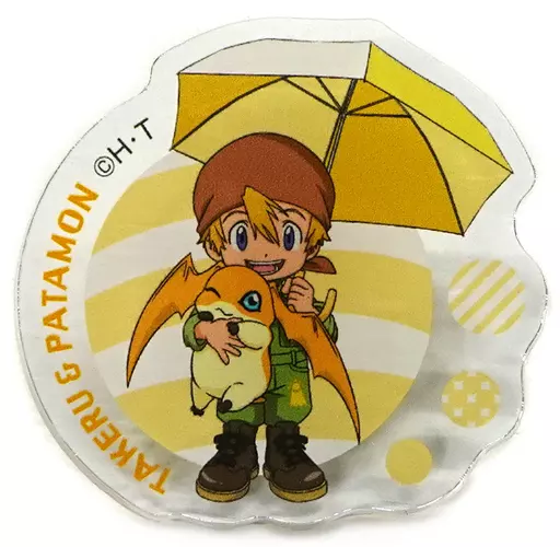 高石タケル＆パタモン アクリルクリップ Rainy Days(雨の日) Miscellaneous goods Takaishi Takeru & Patamon 
