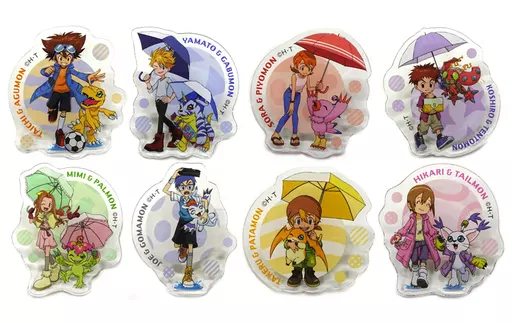 雑貨　全8種セット 「デジモンアドベンチャー アクリルクリップ Rainy Days(雨の日)」 Miscellaneous goods 8-Type Set 