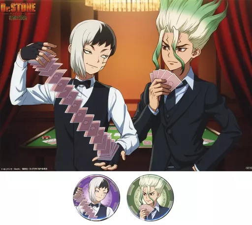 Dr.STONE Blu-ray＆DVD BOX アニメイト特典 缶バッジ ゲン