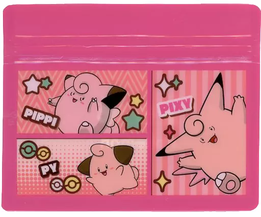 雑貨 ピィ＆ピッピ＆ピクシー ポケモン ジッパーバッグ
