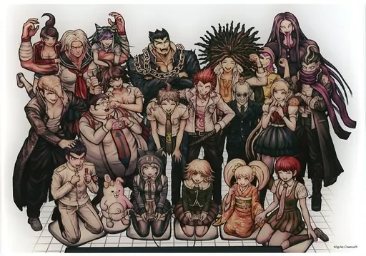 ダンガンロンパ1・2 Reload アクリルアートボード　幸運対決・ゲーム対決 アクリルスタンド・アクリルパネル 集合(ゲーム対決) アクリルアート