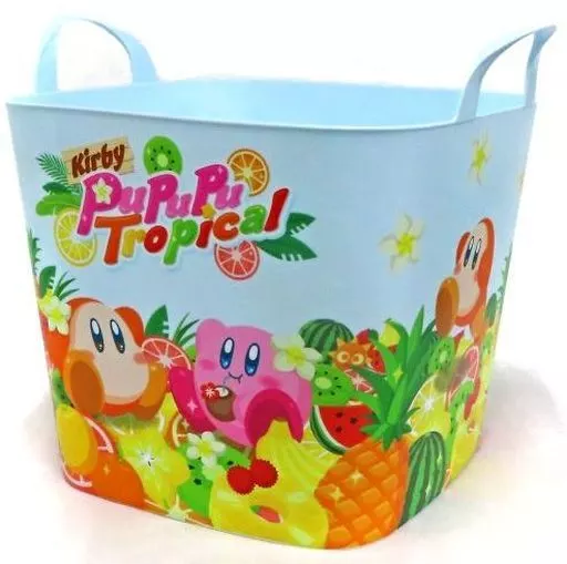 4点　星のカービィ　カービィ　新品　トロピカル　バケット　ラウンドワン限定 雑貨 カービィ＆ワドルディ(ブルー) プププトロピカルバケット