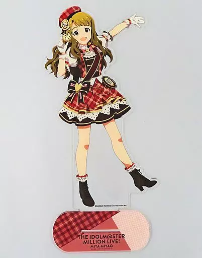 雑貨　宮尾美也 超デカアクリルスタンド バレンタイン2022 ver. 「アイドルマスター ミリオンライブ! Valentine’s Day in コトブキヤ秋葉原館」 アクリルスタンド・アクリルパネル 宮尾美也 超デカアクリル