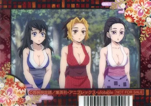 雑貨 雛鶴＆まきを＆須磨 クリアしおり 「鬼滅の刃 遊郭編 Blu