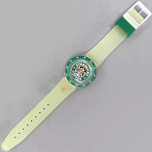 Green Starbucks Coffee Japan Fifth Anniversary Watch 