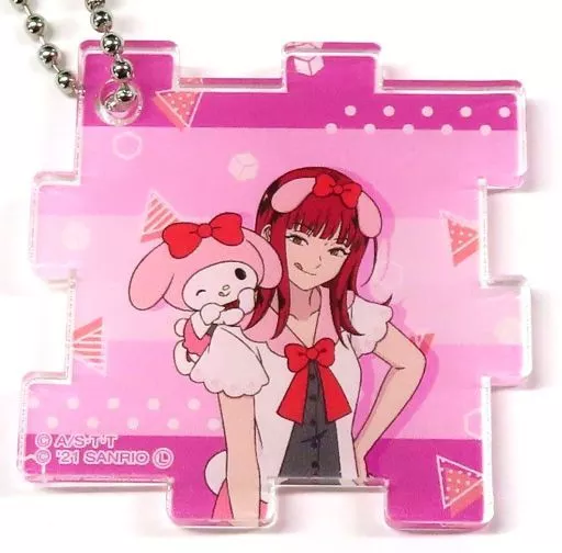 ワールドトリガー×サンリオキャラクターズ vol.2 パズルアクリルキーホルダー 雑貨 香取葉子＆マイメロディ 「ワールドトリガー×サンリオ
