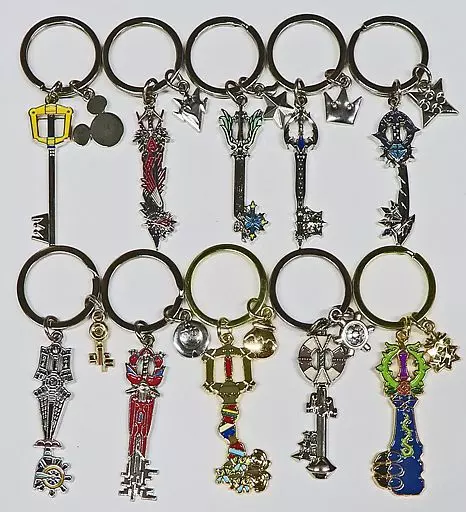 KINGDOM HEARTS メタルチャームセット KINGDOM HEARTS Unchained χ メタルチャーム コレクション 8個