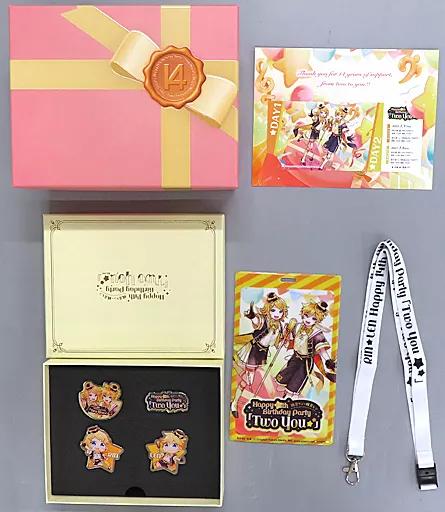 鏡音リンレン　Tow you スペシャルシートグッズ 雑貨 4大特典セット 「鏡音リン・レン Happy 14th Birthday Party『Two