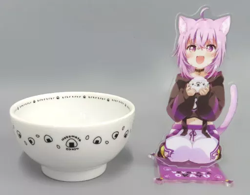 【新品】猫又おかゆ 誕生日2022 アクリルスタンドu0026お茶碗 猫又おかゆ 茶碗のみ ホロライブ おかゆの誕生日グッズ ホロライブ