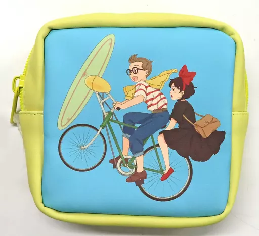 キキ雑貨屋さん専用 Kiki the Cyber Squirrel & Dragonfly Square Pouch 
